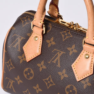 LOUIS VUITTON ルイヴィトン ハンドバッグ M46234 スピーディバンドリエール 20 ブラウン モノグラム 美品 中古 4a001026