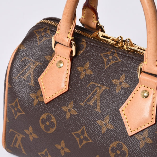 LOUIS VUITTON ルイヴィトン ハンドバッグ M46234 スピーディバンドリエール 20 ブラウン モノグラム 美品 中古 4a001026
