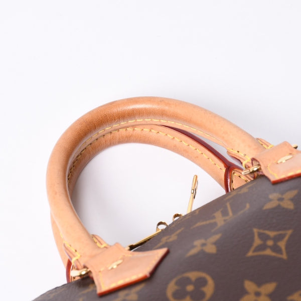 LOUIS VUITTON ルイヴィトン ハンドバッグ M46234 スピーディバンドリエール 20 ブラウン モノグラム 美品 中古 4a001026