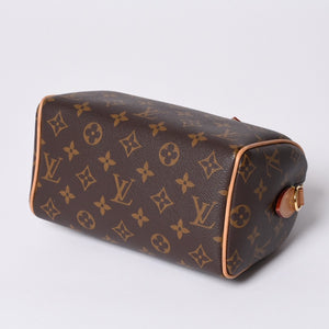 LOUIS VUITTON ルイヴィトン ハンドバッグ M46234 スピーディバンドリエール 20 ブラウン モノグラム 美品 中古 4a001026