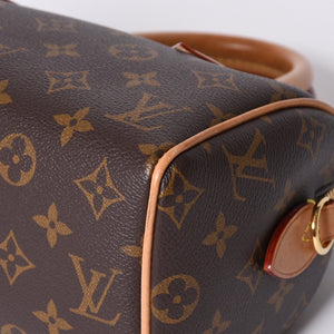 LOUIS VUITTON ルイヴィトン ハンドバッグ M46234 スピーディバンドリエール 20 ブラウン モノグラム 美品 中古 4a001026