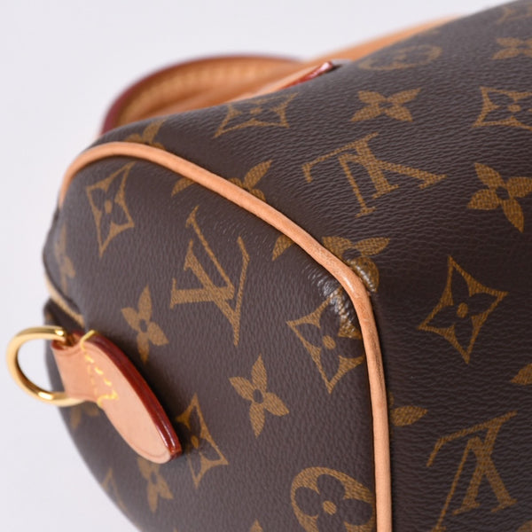 LOUIS VUITTON ルイヴィトン ハンドバッグ M46234 スピーディバンドリエール 20 ブラウン モノグラム 美品 中古 4a001026