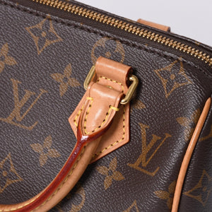 LOUIS VUITTON ルイヴィトン ハンドバッグ M46234 スピーディバンドリエール 20 ブラウン モノグラム 美品 中古 4a001026
