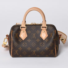 画像をギャラリービューアに読み込む, 極美品 LOUIS VUITTON ルイヴィトン ハンドバッグ スピーディバンドリエール20 M46594 レザー PVC ブラウン ゴールド金具 中古 4a001241