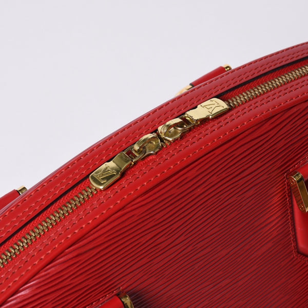 Very Good Condition LOUIS VUITTON Epi Jasmine Handbag M52087 Red Gold Hardware Epi Leather Used 4a001115