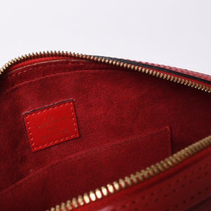Very Good Condition LOUIS VUITTON Epi Jasmine Handbag M52087 Red Gold Hardware Epi Leather Used 4a001115