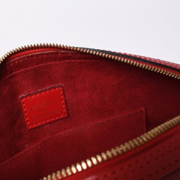 Very Good Condition LOUIS VUITTON Epi Jasmine Handbag M52087 Red Gold Hardware Epi Leather Used 4a001115