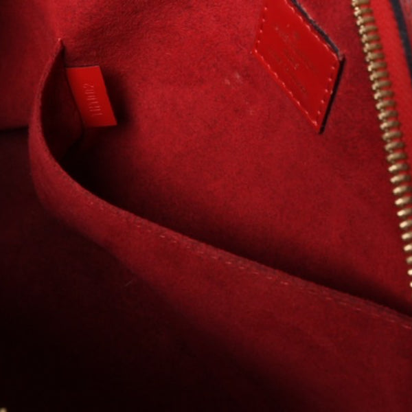 Very Good Condition LOUIS VUITTON Epi Jasmine Handbag M52087 Red Gold Hardware Epi Leather Used 4a001115