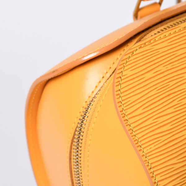 極美品 LOUIS VUITTON ルイヴィトン スフロ ハンドバッグ M52229 エピ レザー イエロー ゴールド金具 中古 4a001116