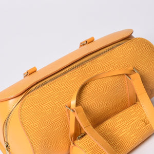 極美品 LOUIS VUITTON ルイヴィトン スフロ ハンドバッグ M52229 エピ レザー イエロー ゴールド金具 中古 4a001116