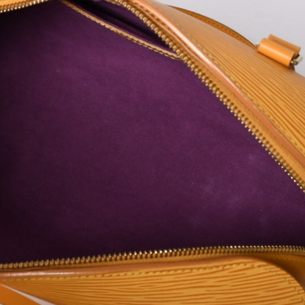 極美品 LOUIS VUITTON ルイヴィトン スフロ ハンドバッグ M52229 エピ レザー イエロー ゴールド金具 中古 4a001116