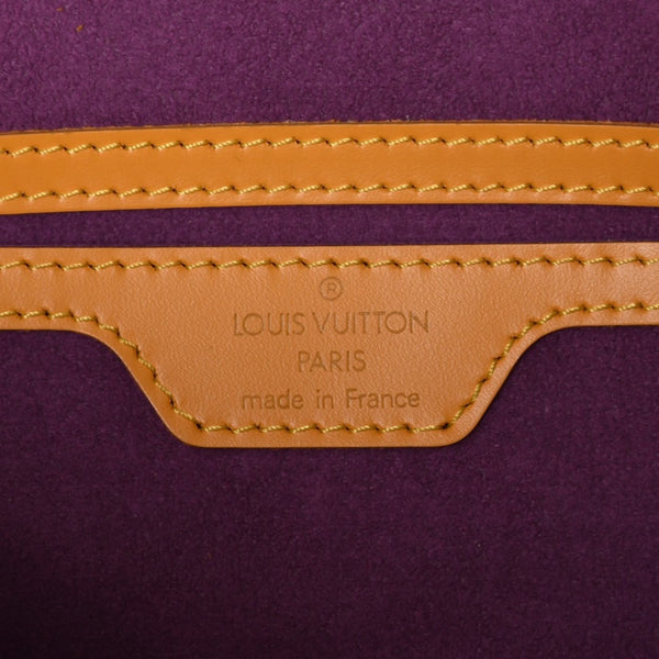 極美品 LOUIS VUITTON ルイヴィトン スフロ ハンドバッグ M52229 エピ レザー イエロー ゴールド金具 中古 4a001116