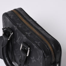 画像をギャラリービューアに読み込む, LOUIS VUITTON ルイヴィトン Travel Case Bag トラベルブリーフケースバッグ ブラック シルバー金具 美品 中古 4a000308