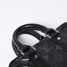 画像をギャラリービューアに読み込む, LOUIS VUITTON ルイヴィトン Travel Case Bag トラベルブリーフケースバッグ ブラック シルバー金具 美品 中古 4a000308