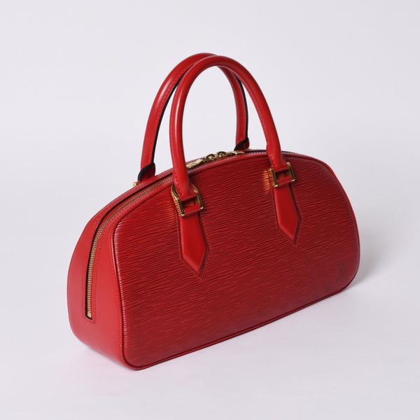 Very Good Condition LOUIS VUITTON Epi Jasmine Handbag M52087 Red Gold Hardware Epi Leather Used 4a001115