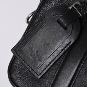 LOUIS VUITTON Travel Case Bag Travel Briefcase Bag Black Silver Hardware Good Condition Used 4a000308