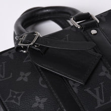 画像をギャラリービューアに読み込む, LOUIS VUITTON ルイヴィトン Travel Case Bag トラベルブリーフケースバッグ ブラック シルバー金具 美品 中古 4a000308