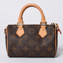 画像をギャラリービューアに読み込む, 新品未使用 LOUIS VUITTON ルイヴィトン ナノスピーディ ハンドバッグ 2WAYバッグ M81085 モノグラム 中古 4a001234