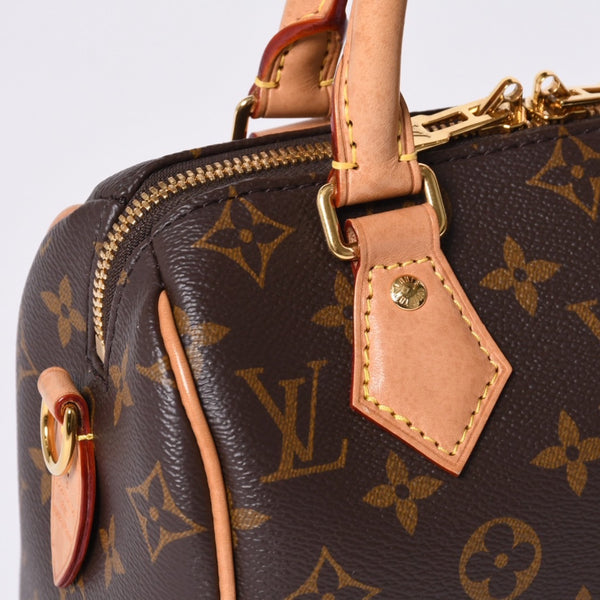LOUIS VUITTON ルイヴィトン ハンドバッグ M46234 スピーディバンドリエール 20 ブラウン モノグラム 美品 中古 4a001026