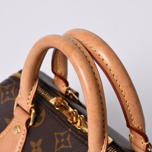 LOUIS VUITTON ルイヴィトン ハンドバッグ M46234 スピーディバンドリエール 20 ブラウン モノグラム 美品 中古 4a001026