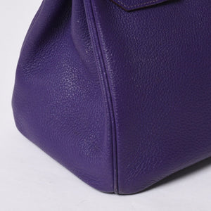 HERMES Birkin 30 handbag Togo Iris Purple Silver hardware ☐N stamp Good condition Used 4a001125
