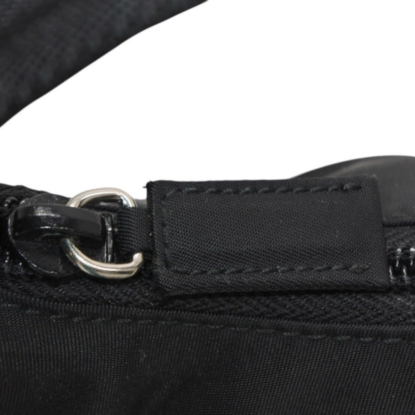 PRADA プラダ ホーボー ワンショルダーバッグ MV515 ホーボー トライアングルロゴ 三角ロゴプレート ナイロン ブラック 美品 中古 4a000738