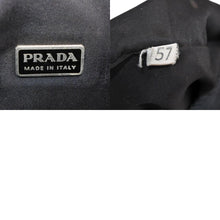 画像をギャラリービューアに読み込む, PRADA プラダ ホーボー ワンショルダーバッグ MV515 トライアングルロゴ 三角ロゴプレート ナイロン ホーボー ブラック 美品 中古 4a000858