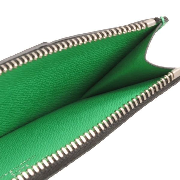 Very Good Condition LOUIS VUITTON Coin Card Holder M83102 Monogram Green Silver Hardware Used 4a001127