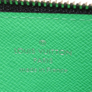 Very Good Condition LOUIS VUITTON Coin Card Holder M83102 Monogram Green Silver Hardware Used 4a001127