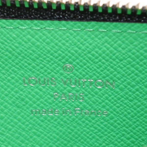 Very Good Condition LOUIS VUITTON Coin Card Holder M83102 Monogram Green Silver Hardware Used 4a001127