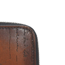 画像をギャラリービューアに読み込む, Berluti ベルルッティ コンパクトラウンド財布 カリグラフィ FO213P ブラウン イタリア製 美品 中古 4a000798