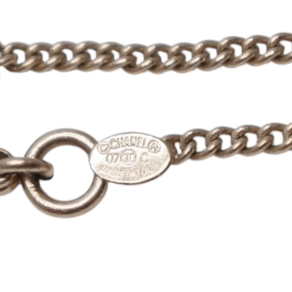 Very good condition CHANEL Cambon line necklace Weight approx. 12.27g 07C stamp Total length approx. 61.5cm GP Metal Gold Used 4a000632