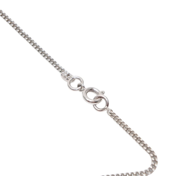 Very good condition CHANEL CANBON Cambon line necklace Weight approx. 11.27g 05C stamp Total length approx. 42cm Metal Silver Used 4a000659