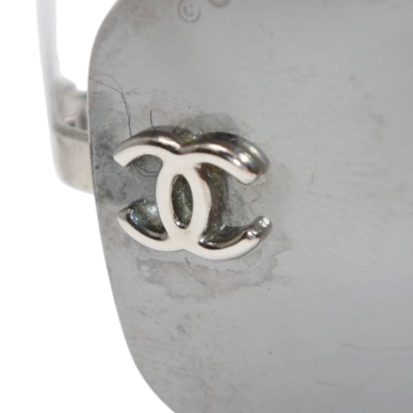 CHANEL シャネル リムレス サングラス アイウェア 4002- c.124/22 サイズ57□19 130 ココマーク 美品 中古 4a001055