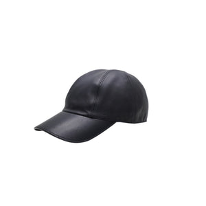 HERMES エルメス キャップ ハット サイズ59 ブラック ラムスキン アセテート 美品 中古 4a001052