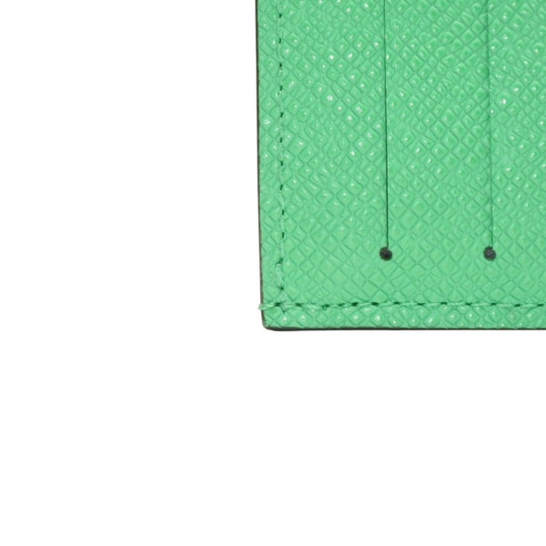 Very Good Condition LOUIS VUITTON Coin Card Holder M83102 Monogram Green Silver Hardware Used 4a001127