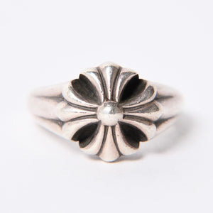 CHROME HEARTS Small Cutout CH Plus Ring Ring Weight Approx. 12.2g Size 11 Silver 925 Good Condition Used 4a001136