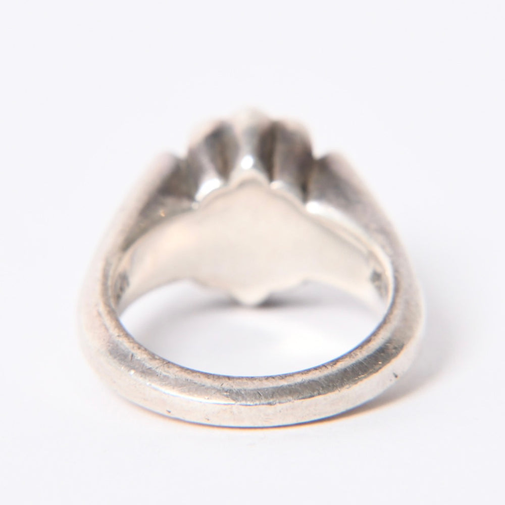 CHROME HEARTS クロムハーツ スモール カットアウト CHプラスリング 指輪 重量約12.2g サイズ11号 シルバー925 美品 中古 4a001136