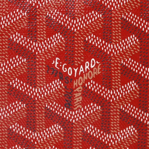 GOYARD ゴヤール サンルイPM トートバッグ ショルダーバッグ ショルダートート ポーチ付き レザー赤 レッド 美品 中古 4a001077