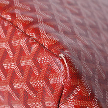 画像をギャラリービューアに読み込む, GOYARD ゴヤール サンルイPM トートバッグ ショルダーバッグ ショルダートート ポーチ付き レザー赤 レッド 美品 中古 4a001077