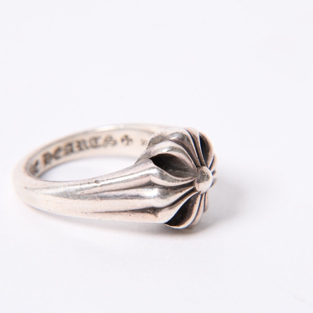 CHROME HEARTS Small Cutout CH Plus Ring Ring Weight Approx. 12.2g Size 11 Silver 925 Good Condition Used 4a001136