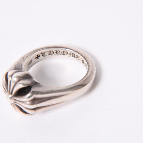 CHROME HEARTS Small Cutout CH Plus Ring Ring Weight Approx. 12.2g Size 11 Silver 925 Good Condition Used 4a001136