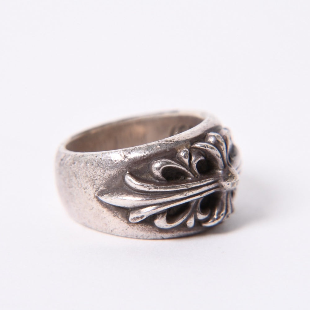 CHROME HEARTS FLORAL CROSS Ring Weight approx. 15.2g Size 13.5 Sterling Silver Good Condition Used 4a001139