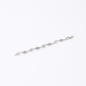 極美品 CHROME HEARTS クロムハーツ ダイス&クロスボール ブレスレット 9リンク 重量約40g 全長約20cm シルバ−925 中古 4a001134
