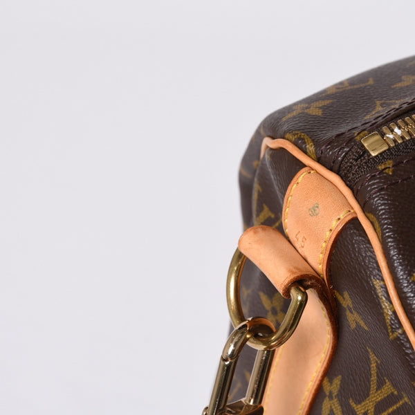 Very good condition LOUIS VUITTON Boston bag Keepall Bandouliere 45 Monogram M41418 Brown Gold hardware Used 4a000882