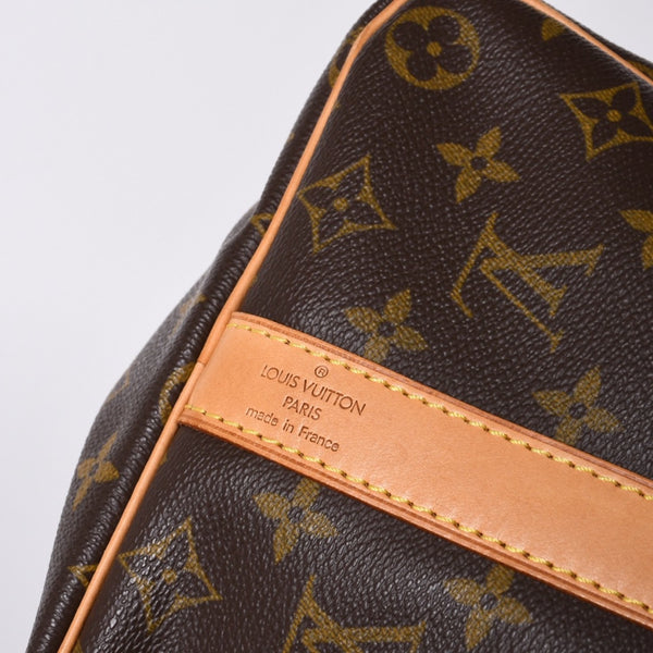 Very good condition LOUIS VUITTON Boston bag Keepall Bandouliere 45 Monogram M41418 Brown Gold hardware Used 4a000882