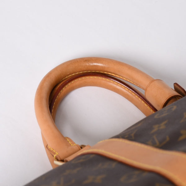 Very good condition LOUIS VUITTON Boston bag Keepall Bandouliere 45 Monogram M41418 Brown Gold hardware Used 4a000882