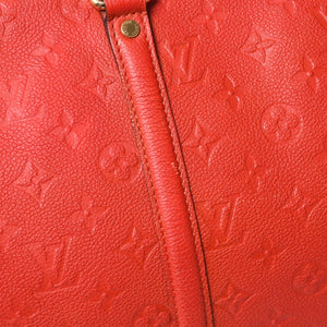 LOUIS VUITTON Monogram Empreinte Keepall Bandouliere Red DU2133 Good Condition Used 4a000747