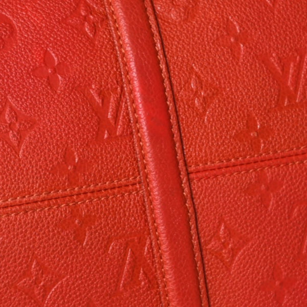 LOUIS VUITTON Monogram Empreinte Keepall Bandouliere Red DU2133 Good Condition Used 4a000747