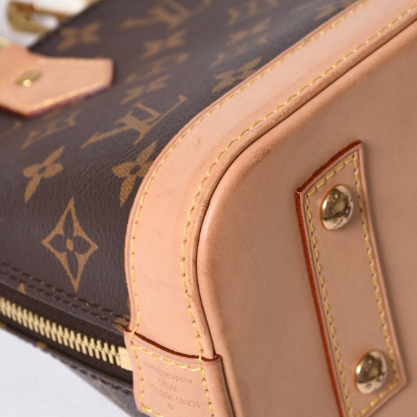 LOUIS VUITTON Monogram Alma BB handbag M53152 Shoulder 2WAY PVC Gold hardware Good condition Used 4a001144